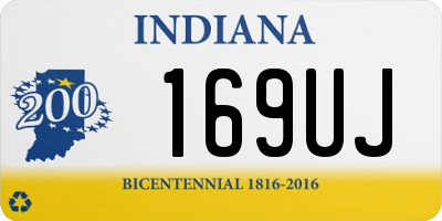 IN license plate 169UJ