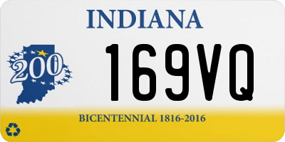 IN license plate 169VQ