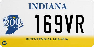 IN license plate 169VR