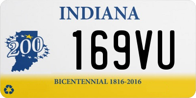 IN license plate 169VU