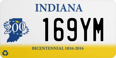 IN license plate 169YM