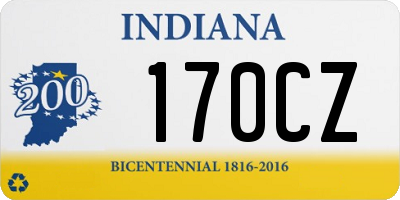 IN license plate 170CZ