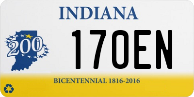 IN license plate 170EN