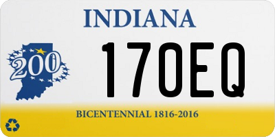 IN license plate 170EQ