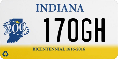 IN license plate 170GH