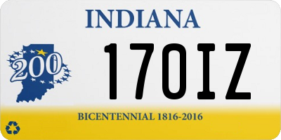 IN license plate 170IZ