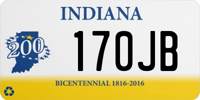 IN license plate 170JB