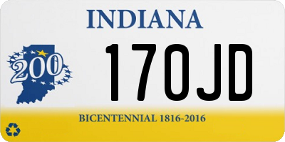 IN license plate 170JD