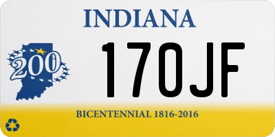 IN license plate 170JF