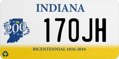 IN license plate 170JH