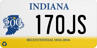 IN license plate 170JS