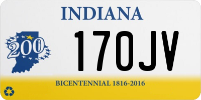 IN license plate 170JV