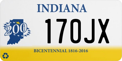 IN license plate 170JX