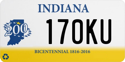 IN license plate 170KU