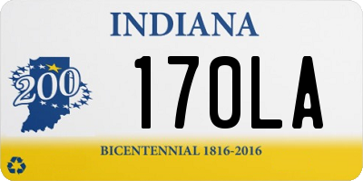 IN license plate 170LA