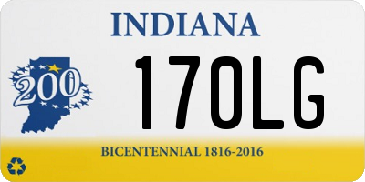 IN license plate 170LG