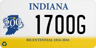 IN license plate 170OG