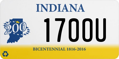 IN license plate 170OU