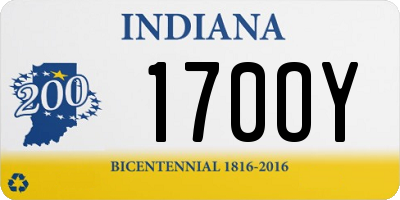 IN license plate 170OY