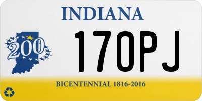 IN license plate 170PJ