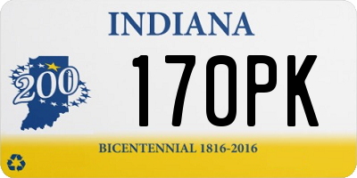 IN license plate 170PK