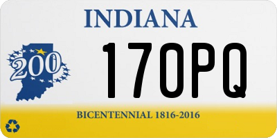 IN license plate 170PQ