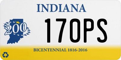 IN license plate 170PS
