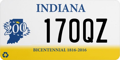 IN license plate 170QZ