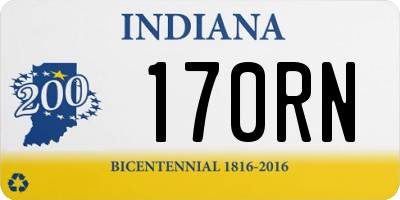 IN license plate 170RN