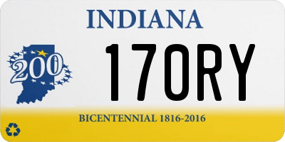 IN license plate 170RY