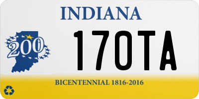 IN license plate 170TA