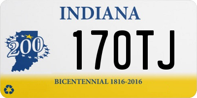 IN license plate 170TJ