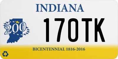 IN license plate 170TK