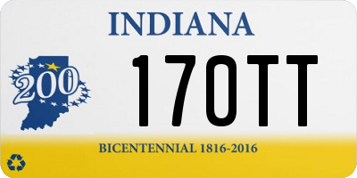 IN license plate 170TT