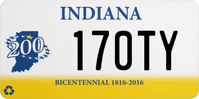 IN license plate 170TY