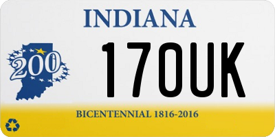 IN license plate 170UK