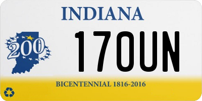 IN license plate 170UN