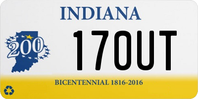 IN license plate 170UT