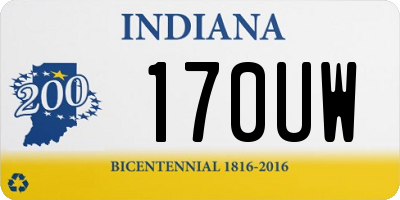 IN license plate 170UW