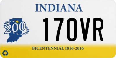 IN license plate 170VR