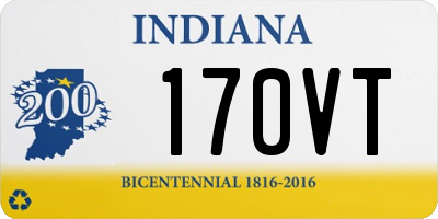 IN license plate 170VT