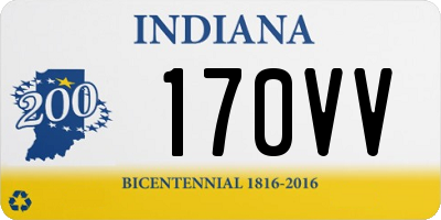 IN license plate 170VV