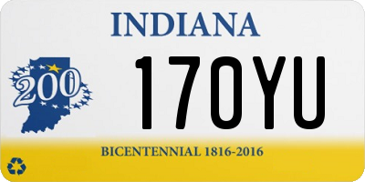 IN license plate 170YU