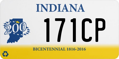 IN license plate 171CP