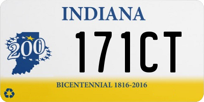 IN license plate 171CT