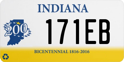 IN license plate 171EB