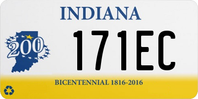 IN license plate 171EC