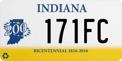 IN license plate 171FC