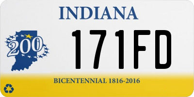 IN license plate 171FD