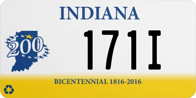 IN license plate 171I